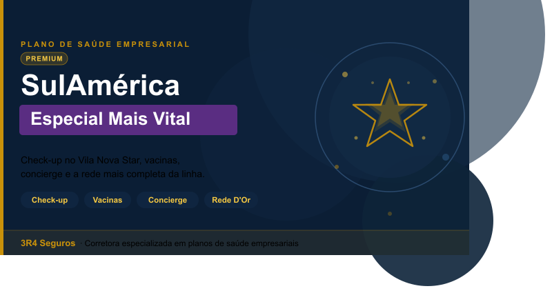 SulAmérica Especial Mais Vital: Cobertura Completa, Rede Premium e Diferenciais Exclusivos
